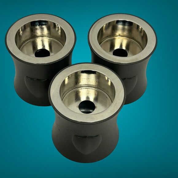 Lot Of 3 Dom Perignon Champagne 2” Metal Candle Holders - Picture 2 of 16